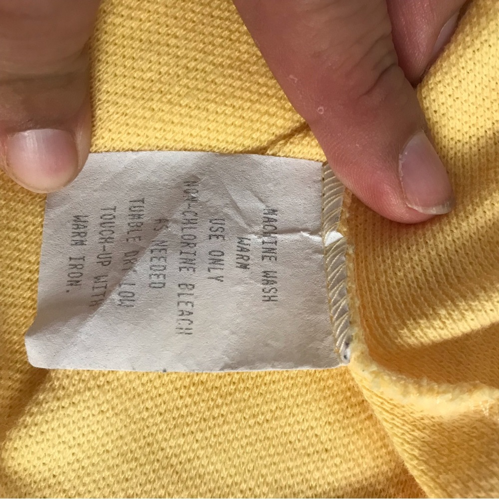 Burberrys Polo Shirt ; Short Sleeve Women’s Size S Color Yellow Nova Check Neck - Picture 6 of 13